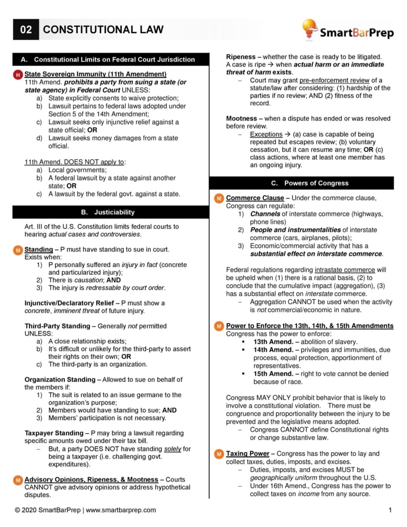 Smart Bar Prep - MBE Practice Questions